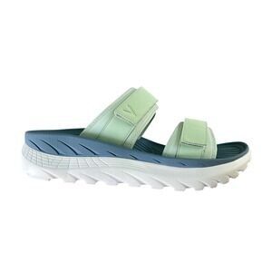 Vionic Renewal Adjustable Hook Loop Comfort Slides Sandals Mint Chip (Size 11)